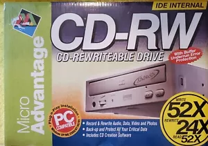 Micro Advantage 52x24x52 CD-RW Rewriteable Drive NEW - Picture 1 of 4