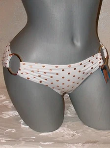 Neu mit Etikett Victoria Secret freches Bikiniunterteil XS weiß Punkte - Bild 1 von 6