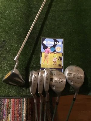 Kid Zevo Juniors Full Set 2W & 3W, 5i, 7i, 8i, Putter Juniors Graphite Shafts - Image 1 of 4