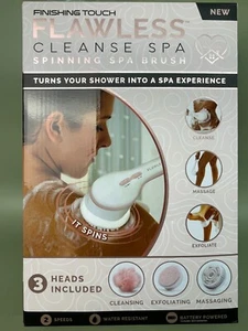 NEU Flawless Finishing Touch Reinigung Spa Spinning Spa Bürste 3 Köpfe enthalten - Bild 1 von 4