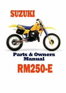 1984 Suzuki RM250E Owners & Service Manual - Bild 1 von 4