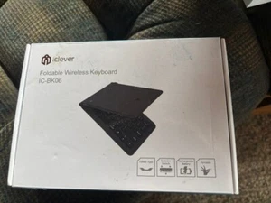 iClever Portable Bluetooth Wireless Keyboard Folding Rechargeable IC-BK06 Mate - Picture 1 of 3