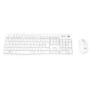 Logitech MK295 Silent Wireless Keyboard & Mouse Spanish QWERTY White 920-009822 - Picture 1 of 3