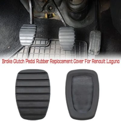 Cubierta de pastillas de repuesto de goma para pedal de embrague de freno 2 piezas para Renault Laguna 1997-08 Foto 1 de 4