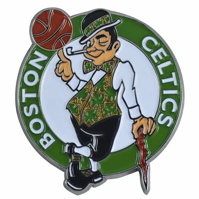 FANMATS - 22203 NBA - Boston Celtics Metal 3D Color Emblem 3"x3" chrome - Изображение 1 из 4