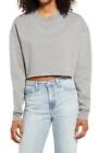 NWT Socialite Women's Crop Fleece Sweatshirt Medium Large XL