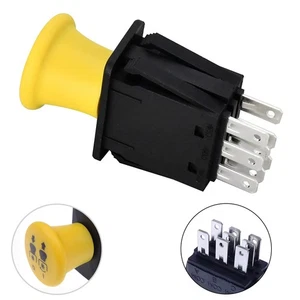 Yellow Clutch PTO Switch - AM131966 - New UPGRADE For John Deere  L120  L130 - Picture 1 of 9