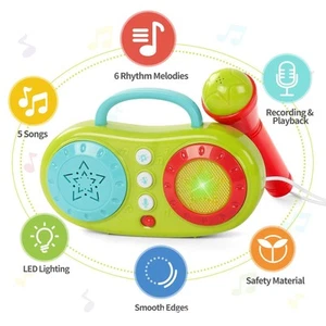 Music Instrument Toy Mini Karaoke Machine Karaoke Speaker Music Toy Sturdy - Picture 1 of 7