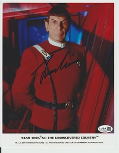 Leonard Nimoy Autograph Signed Photo Star Trek VI Spock JSA COA Authentication - Picture 1 of 2