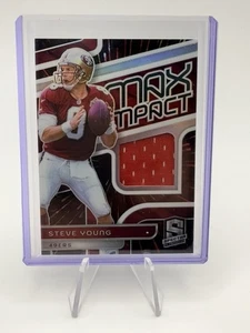 STEVE YOUNG 2024 PANINI SPECTRA MAX IMPACT HYPER JERSEY RELIC /75 - Picture 1 of 2