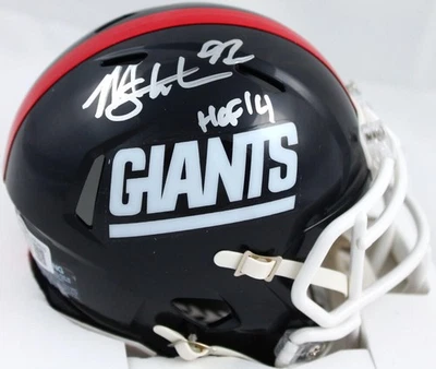 Michael Strahan Signed Giants 81-99 Speed Mini Helmet W/HOF-Beckett W Hologram - Image 1 of 3