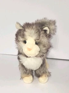 DOUGLAS CUDDLE TOYS Plush Gizmo Cat Long Hair #1864 Two-tone Realistic 9/2016 - Picture 1 of 11