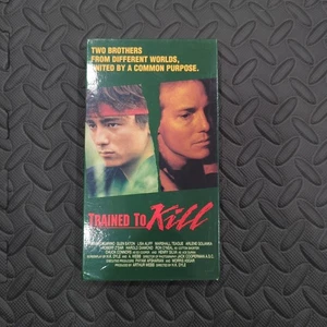 Trained to Kill VHS 1988 Frank Zagarino película de lucha de acción Malofilm  - Imagen 1 de 8