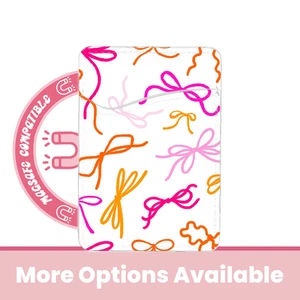 abbyrose Bow Bliss MagSafe Porte Carte Poche pour iPhone 12 13 14 15 16 Pro Max - Photo 1 sur 49
