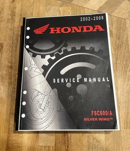 2002-2008 Honda FSC600/A Silver Wing Service Manual - Excellent Condition - Picture 1 of 8