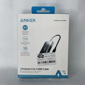Concentrador Premium Anker 4 en 1, concentrador de datos Power Expand PD 10Gbps, concentrador de alimentación USB-C #1 - Imagen 1 de 3
