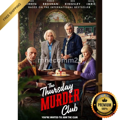 The Thursday Murder Club 2025 DVD Full HD Audio Sub Eng All Region Free Ship-NEW - Image 1 of 4