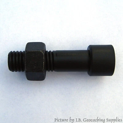 Fake Hollow Bolt Geocache Container - Black - Imagen 1 de 4