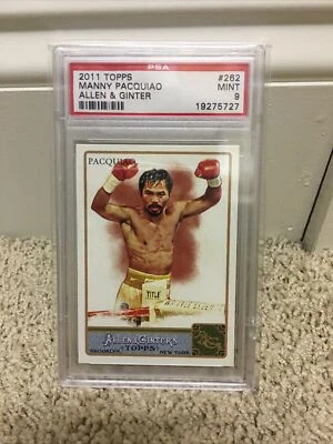 2011 Topps Allen & Ginter Manny Pacquiao PSA 9 - Image 1 of 2