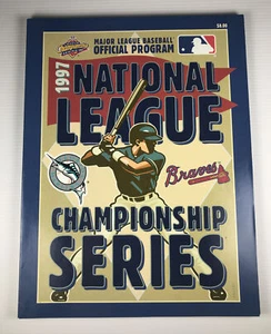 Braves Florida Marlins 1997 NLCS Official Program - Picture 1 of 6