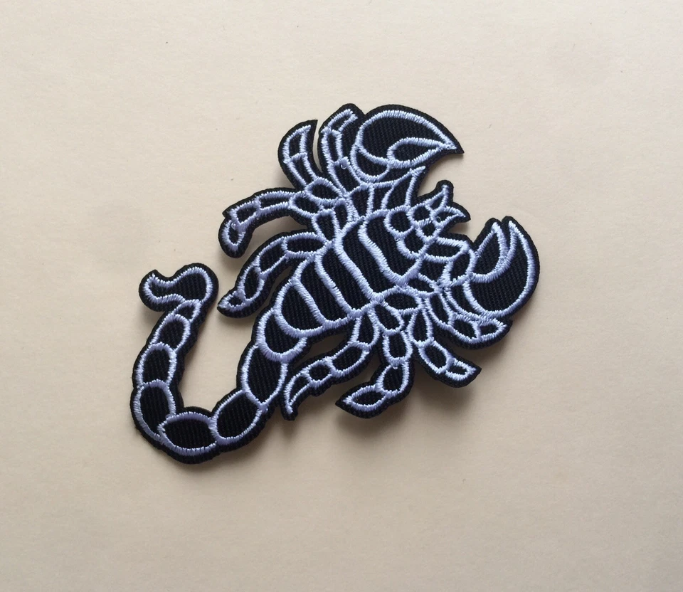Scorpion Iron On Sew On Embroidered Patch Appliqués Badge