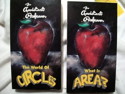 The Assistant Professor Series The World of Circles & What is Area? (2 VHS) - Image 1 of 4