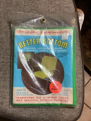 Better Bottom Replacement Cover Cane Aluminum Lawn Patio Chair Pastels Weave New - Photo 1/2