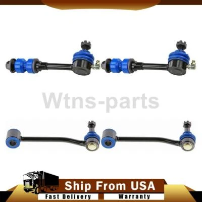 Kit de eslabones de barra estabilizadora delantera trasera Mevotech 4 piezas para Dodge Ram 3500 8,0 L 1995-1999 Foto 1 de 4