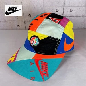 Nike × Atmos Patchwork Cap Hat Colorful One Size Air Max Men's Used - Picture 1 of 7