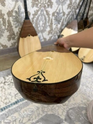 Dombra (dombira) Kazakh national musikal instrument with case 94 cm - Image 1 of 4