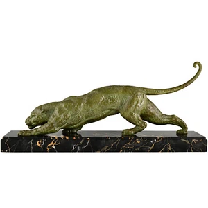 Art Deco panther sculpture Demetre H. Chiparus - Picture 1 of 1