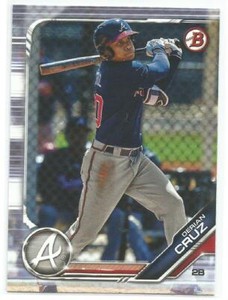 Derian Cruz Atlanta Braves 2019 Bowman Draft 