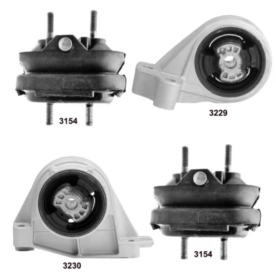 Soportes de motor y transmisión 4 piezas, para Pontiac Torrent, Chevrolet Equinox; 3,6 L Foto 1 de 4
