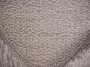 11-3/4Y Kravet Lizzo Altai Russet Mocha Chevron Herringbone Upholstery Fabric - Picture 1 of 3