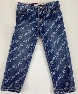 Levi’s Jeans Größe 2T Kleinkind Red Tab Spell Out Workwear gerades Bein gebraucht, in einwandfreiem Zustand - Bild 1 von 7