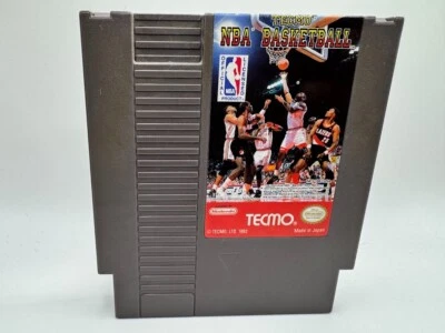 Tecmo NBA Basketball - Nintendo NES 1992 - Cleaned & Tested - Image 1 of 3