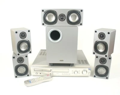 Denon DHT-700DV Home Theater System 5.1 Channel Dolby Digital w/Remote Bundle - Image 1 of 4