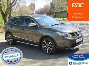 Nissan Qashqai 1.6 dCi Tekna Automatic £35 TAX * TOP SPEC * LEATHER * NAV DAB BT - Picture 1 of 24