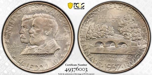 1937 PCGS MS66 Anteitam Commemorative Half Dollar - Picture 1 of 4
