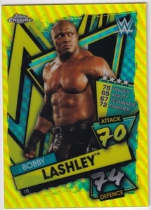 2021 Topps Chrome WWE Slam Attax Yellow Refractor #16 Bobby Lashley /99 - Picture 1 of 1