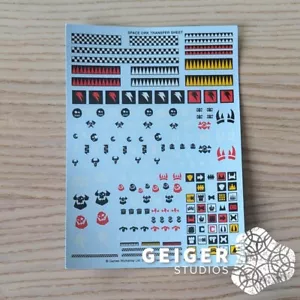 Warhammer 40k Space Ork (OOP) Water Slide Decal Transfer Sheet GW - Bild 1 von 1