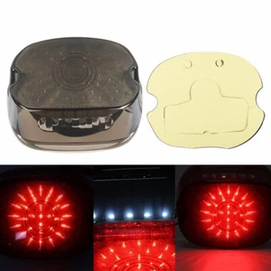 Fit For LED Rear Tail Light Brake Smoke Touring Dyna Glide Softail Sportster - Foto 1 di 11