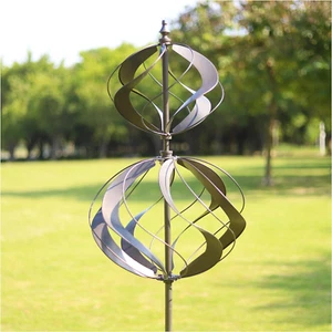 Wind Spinners Outdoor Metal - Large Kinetic Wind Spinner for Yard Garden, Windmi - Picture 1 of 7