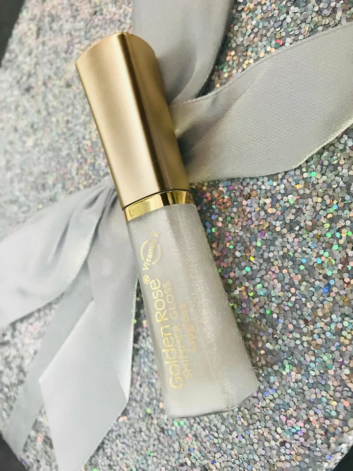 GOLDEN ROSE Shimmer Gloss de Labios Purpurina Vitamina E 51 Transparente - Imagen 1 de 1