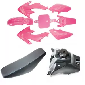 PINK Fairing Fender Guard + Seat+ Fuel Tank CRF50 110cc 125cc PIT PRO Dirt Bike - Bild 1 von 8