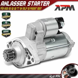Avviatore Starter 2 kW 13 Denti. Per VW Passat Tiguan Touran Audi A3 Q2 Skoda - Bild 1 von 8