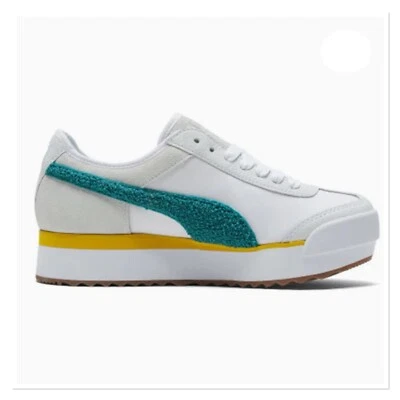 Zapatillas bajas PUMA Roma Amor Heritage blancas verde azulado talla 9 Foto 1 de 4