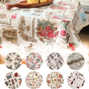 Retro Vintage Printing Pattern Natural Cotton Linen Fabric for DIY Home textiles - Picture 1 of 30