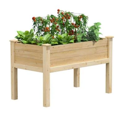 Greenes Fence Original Cedar Elevated Garden Bed 48 in L X 24 in W X 31 in H - Image 1 of 4