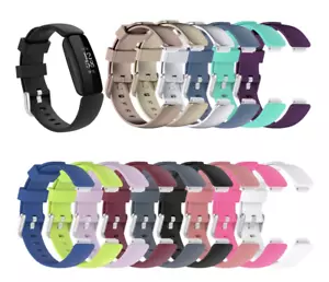 Watch Strap For Fitbit Inspire / 2 /  HR Ace 2 Silicone WristBand Sports Band - Picture 1 of 50